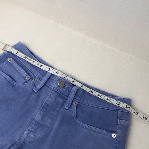 J. Crew Periwinkle High-Rise Garment-Dyed Cutoff Boy Short Size 27 - Picture 2 of 14